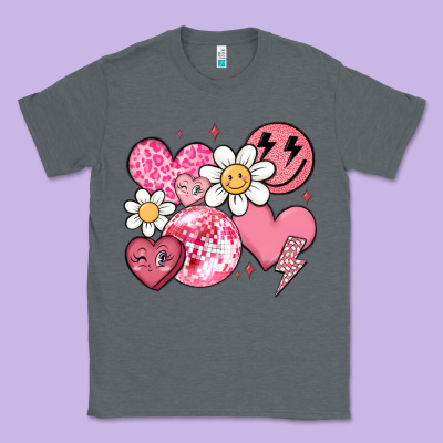 Retro Valentines Day Classic Tee Designed By Maliassmallbusiness
