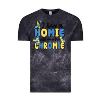 Cloud Black i have homie with an extra chromie Vintage Tee - MaliasSmallBusiness
