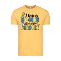 Vintage Mustard i have homie with an extra chromie Vintage Tee - MaliasSmallBusiness