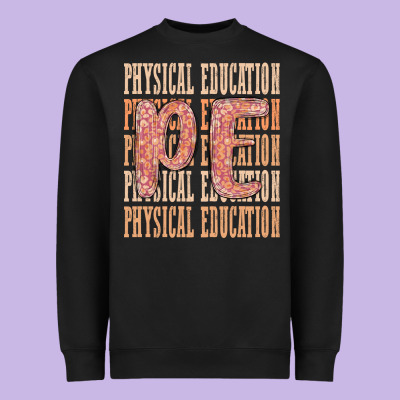 Physical Education Heavyweight Sweatshirt Designed By Maliassmallbusiness