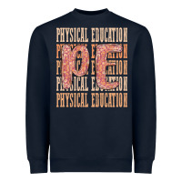 Navy physical education Heavyweight Sweatshirt - MaliasSmallBusiness