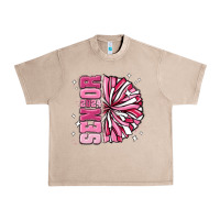 French Oak senior 2024 pink cheer Urban Heavy Tee - MaliasSmallBusiness