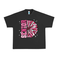 Pigment Black senior 2024 pink cheer Urban Heavy Tee - MaliasSmallBusiness