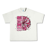 Pistachio senior 2024 pink cheer Urban Heavy Tee - MaliasSmallBusiness