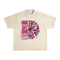 Sandshell senior 2024 pink cheer Urban Heavy Tee - MaliasSmallBusiness