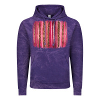 Cloud Purple valentines day leopard glitter brushstroke Vintage Hoodie - Jasminsmagicworld