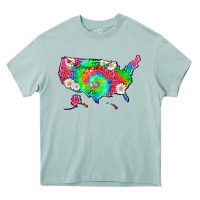 Arona lgbtq america map Heavy Core Tee - HRA Design Shop