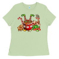Matcha chocolate elf Ladies Tee - FaDigitalArtStudio