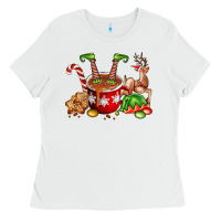 White chocolate elf Ladies Tee - FaDigitalArtStudio