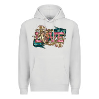 Dove Grey Love Horse Premium Hoodie - HowdyJamesFarm