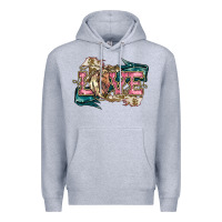 Heather Grey Love Horse Premium Hoodie - HowdyJamesFarm