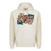 Oatmeal Heather Love Horse Premium Hoodie - HowdyJamesFarm