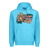 Ocean Blue Love Horse Premium Hoodie - HowdyJamesFarm