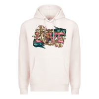 Pale Pink Love Horse Premium Hoodie - HowdyJamesFarm