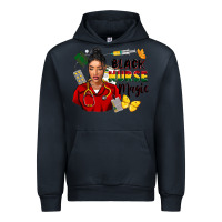 Navy Juneteenth black Nurse magic Urban Hoodie - FaDigitalArtStudio