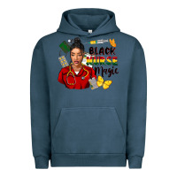 Pigment Midnight Navy Juneteenth black Nurse magic Urban Hoodie - FaDigitalArtStudio