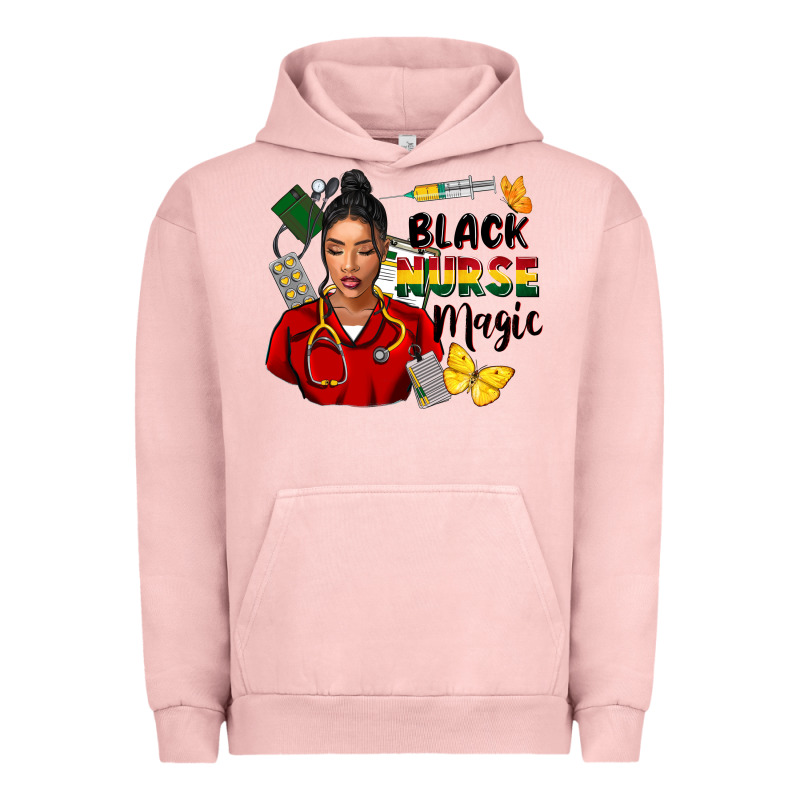 Juneteenth Black Nurse Magic Urban Hoodie by FaDigitalArtStudio | Teevron