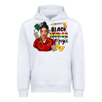 White Juneteenth black Nurse magic Urban Hoodie - FaDigitalArtStudio