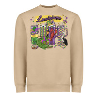 Mushroom obsessive cup disorder mardi gras Heavyweight Sweatshirt - MaliasSmallBusiness