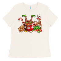 Bone chocolate elf Ladies Tee - FaDigitalArtStudio