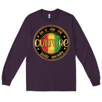 Plum do it for the culture black history Long Sleeve Tee - MaliasSmallBusiness