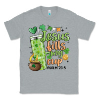 Heather Grey st. patricks day jesus fills my cup Classic Tee - MaliasSmallBusiness