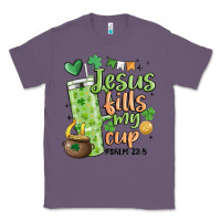 Lavender st. patricks day jesus fills my cup Classic Tee - MaliasSmallBusiness