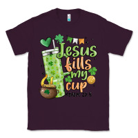 Plum st. patricks day jesus fills my cup Classic Tee - MaliasSmallBusiness