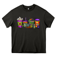 Asphalt Halloween Coffee Drink Heavy Core Tee - RacoonDesign