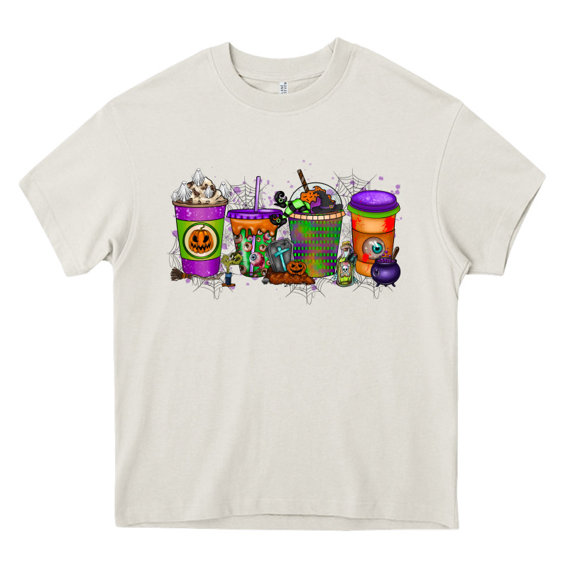 Halloween Coffee Drink Heavy Core Tee by RacoonDesign | Teevron