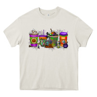 Cream Halloween Coffee Drink Heavy Core Tee - RacoonDesign