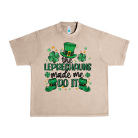 French Oak the leprechauns made me do it Urban Heavy Tee - MaliasSmallBusiness