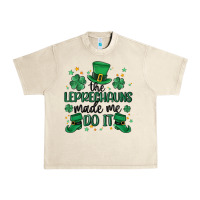 The Leprechauns Made Me Do It Urban Heavy Tee | Teevron