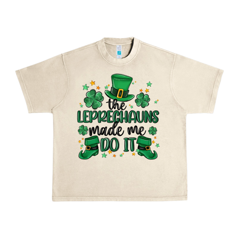 The Leprechauns Made Me Do It Urban Heavy Tee by MaliasSmallBusiness | Teevron