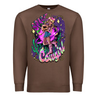 Chestnut Space cowgirl Premium Sweatshirt - HowdyJamesFarm