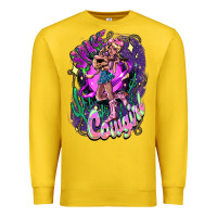 Lemon Space cowgirl Premium Sweatshirt - HowdyJamesFarm