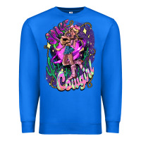 True Royal Space cowgirl Premium Sweatshirt - HowdyJamesFarm