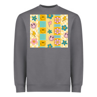 Retro Daisy Heavyweight Sweatshirt | Teevron