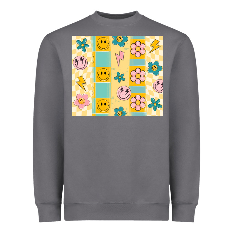 Retro Daisy Heavyweight Sweatshirt by MaliasSmallBusiness | Teevron