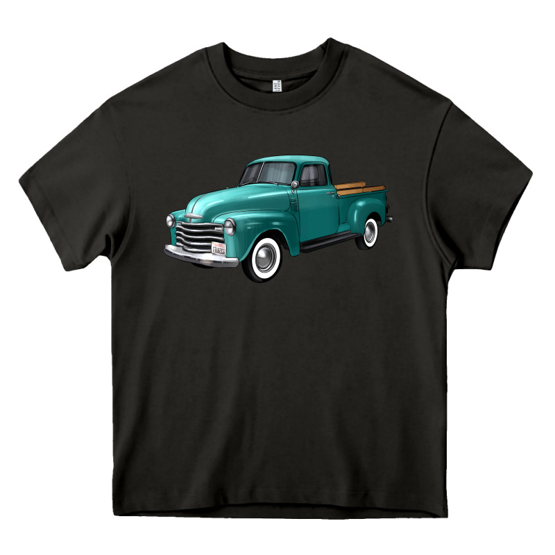 Western Truck Left 34 View Heavy Core Tee by FaDigitalArtStudio | Teevron