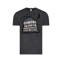 Vintage Black opinions on how i'm supposed to live my life Vintage Tee - MaliasSmallBusiness