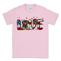 Bubblegum Pink love army Classic Tee - MaliasSmallBusiness