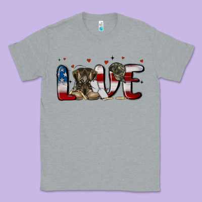 Love Army Classic Tee Designed By Maliassmallbusiness