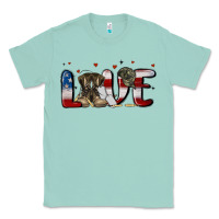 Seafoam love army Classic Tee - MaliasSmallBusiness