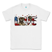 White love army Classic Tee - MaliasSmallBusiness