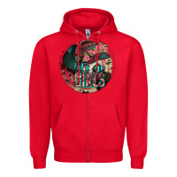 Red let's go girls Zipper Hoodie - Jasminsmagicworld