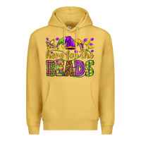 Antique Gold Here for the beads Premium Hoodie - HowdyJamesFarm