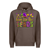 Coffee Here for the beads Premium Hoodie - HowdyJamesFarm