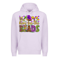 Lilac Here for the beads Premium Hoodie - HowdyJamesFarm