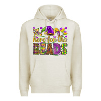 Oatmeal Heather Here for the beads Premium Hoodie - HowdyJamesFarm